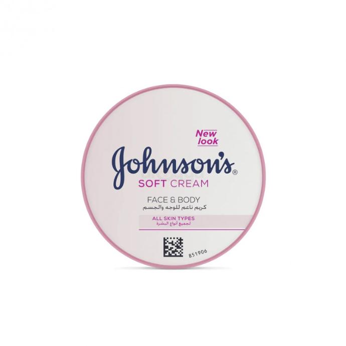 Johnson's Soft Cream For Face & Body - All Skin Types 200ml