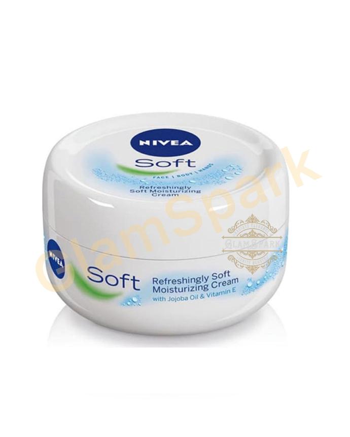 Nivea Soft Moisturizing Cream with Vitamin E and Jojoba Oil 100ml