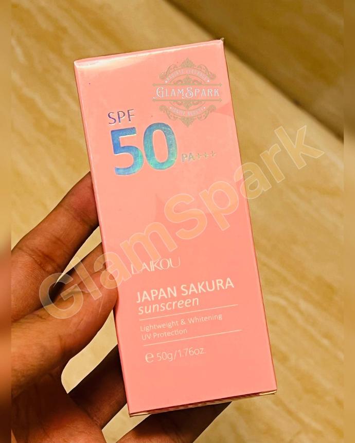 Laikou Japan Sakura Sunscreen SPF50 PA+++ 50g