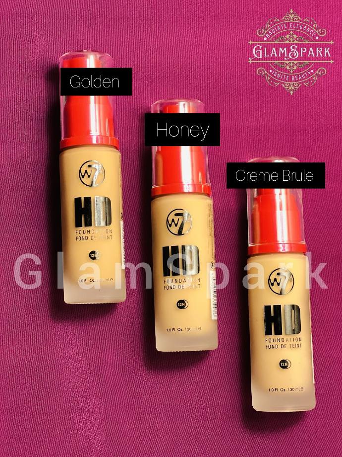 W7 HD FOUNDATION 12H 30mL
