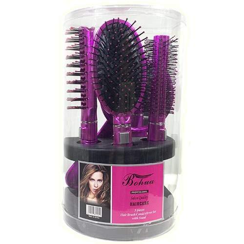 Bohua Brush, Comb, Mirror Set With Stand