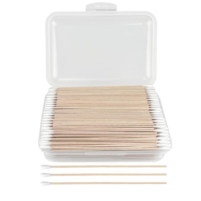 Stick Quality Wooden Handle Cotton Swabs-100 Pcs