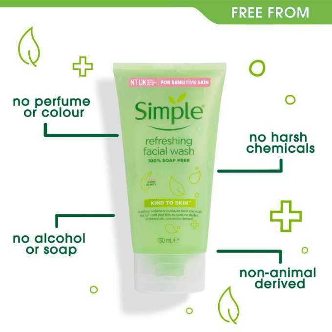 Simple Refreshing Facial Wash 150mL