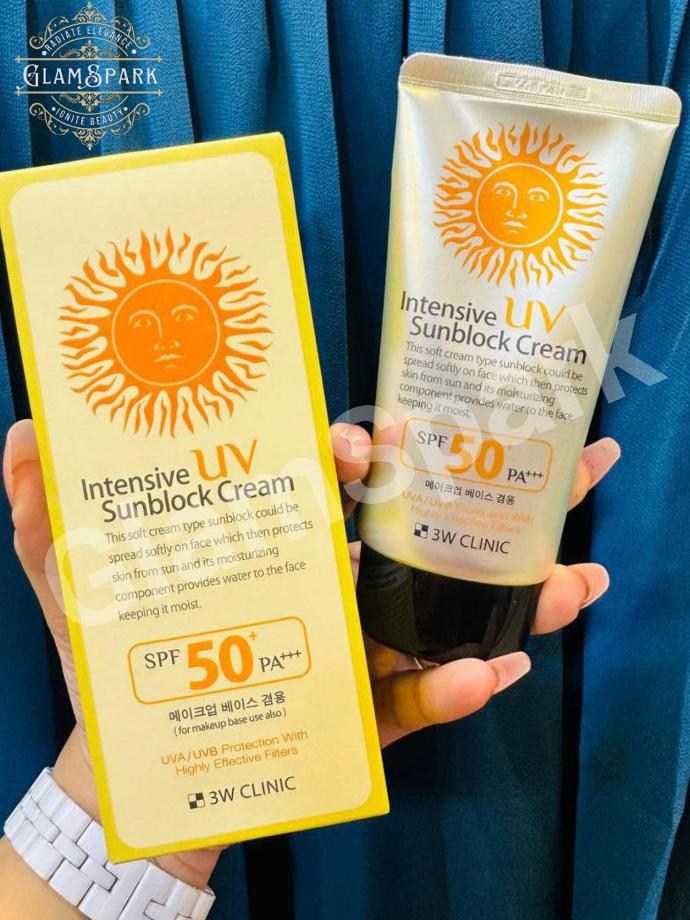 3W Clinic Intensive UV Sunblock Cream