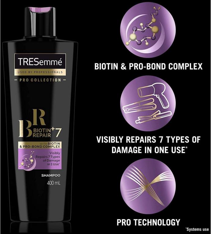 Tresemme Biotin+ Repair Shampoo 400ml