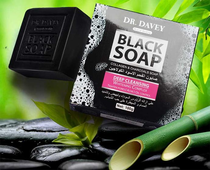 Dr. Davey Black Collagen & Charcoals Soap 100g