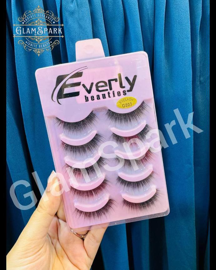 Everly Beauties 5 Pairs Eyelash Box