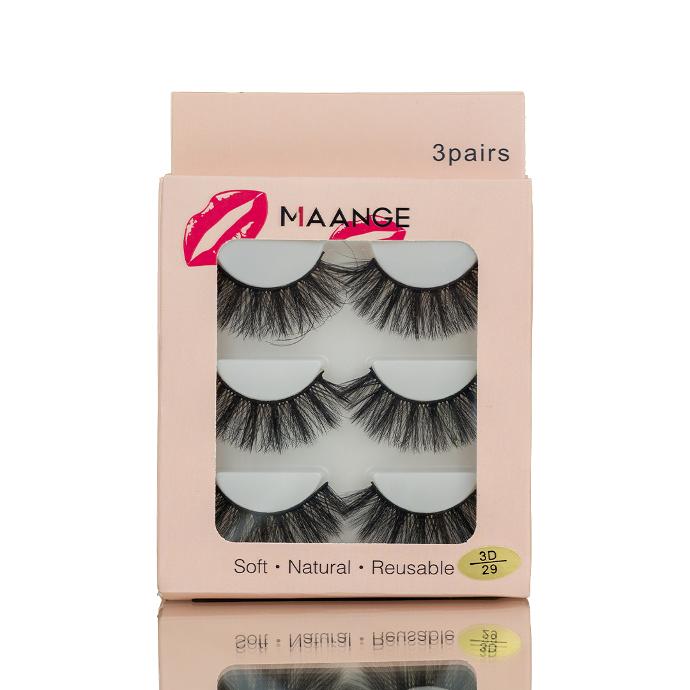 MAANGE 3 Pairs Eyelash Box