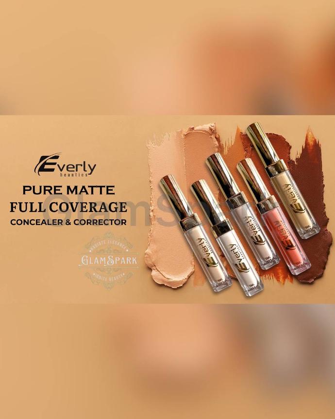 Everly Pure Matte Full Coverage Concealer & Corrector