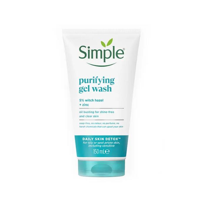 Simple Purifying Gel Wash 5% Witch Hazel + Zinc 150mL